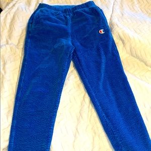Corduroy small champion pants
